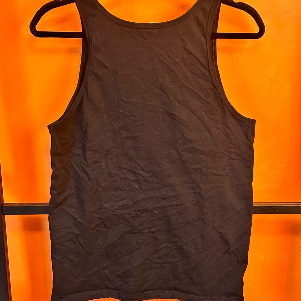 Pink Lettered Black Tank Top - Feminine Empowerment Graphic - Picture 3 of 3